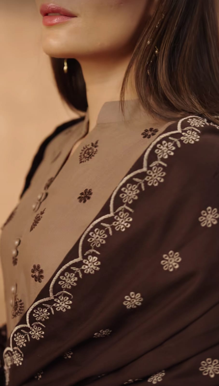 Dhanak Embroidered 3Piece D-002