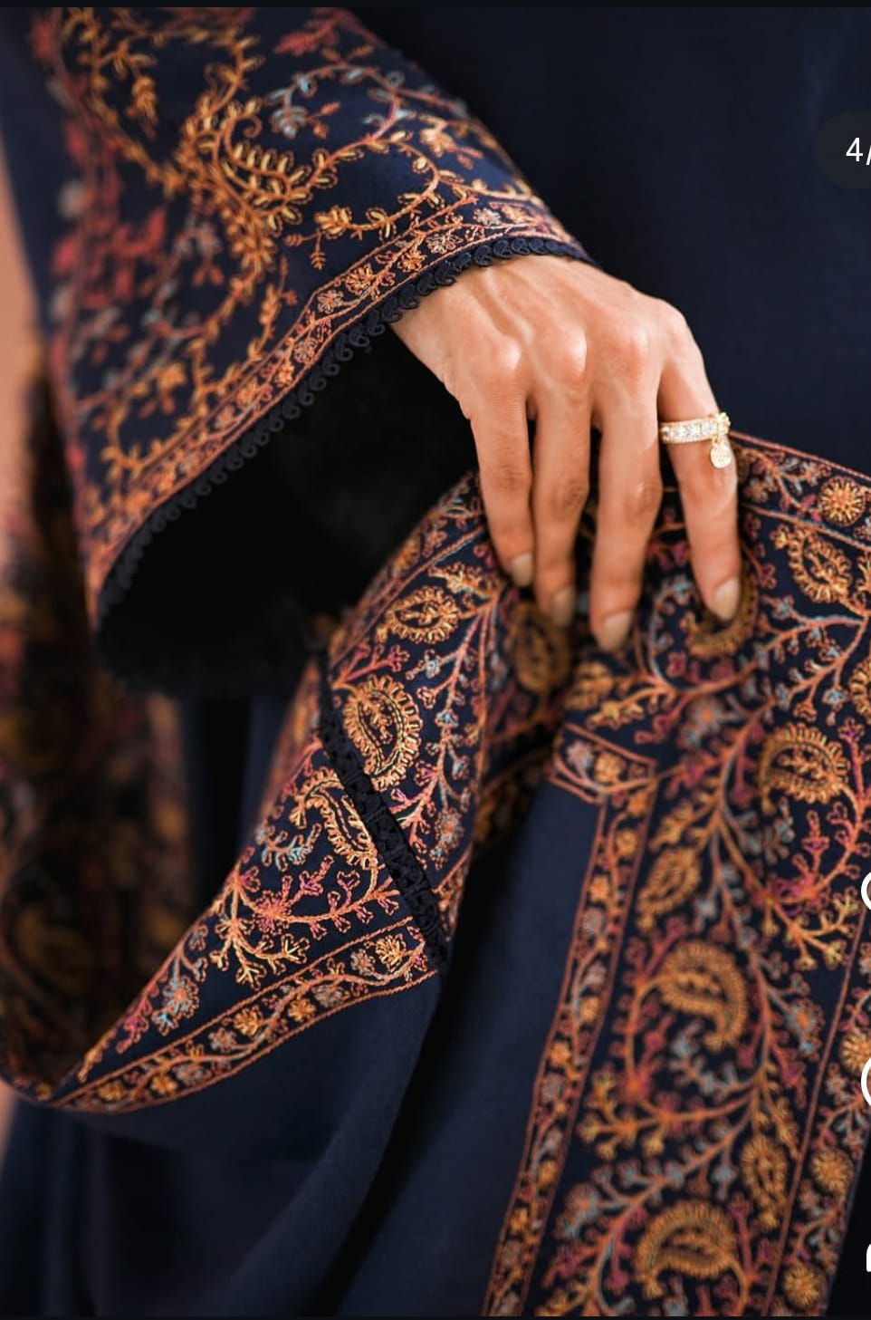 Dhanak Embroidered 3Piece D-005