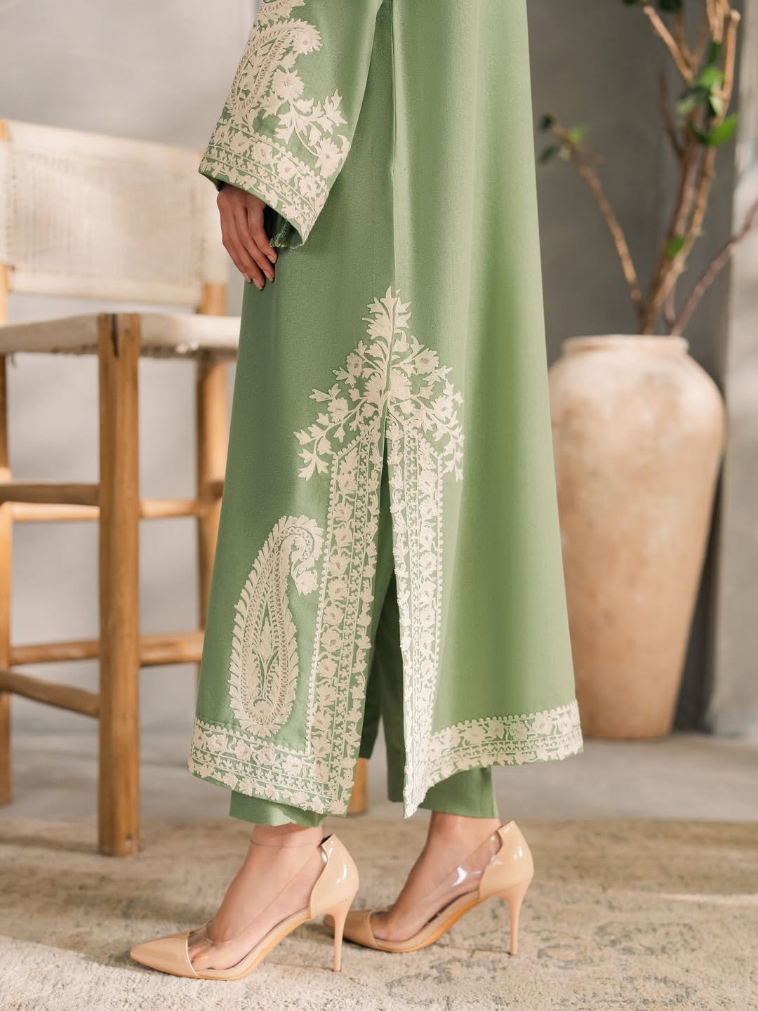 Lawn Embroidered 3Piece Stitched SF - 415