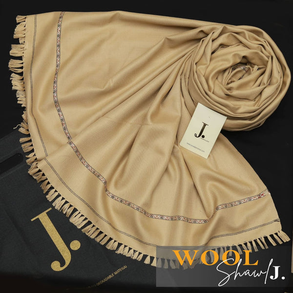 J. Men Wool Shawl Skin