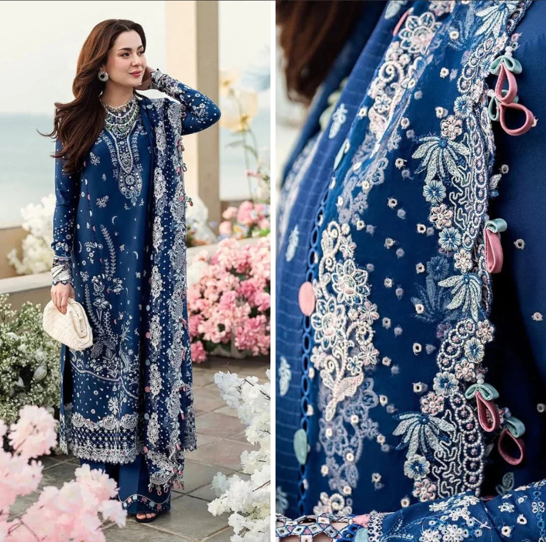 Lawn Embroidered 3Piece D-1003
