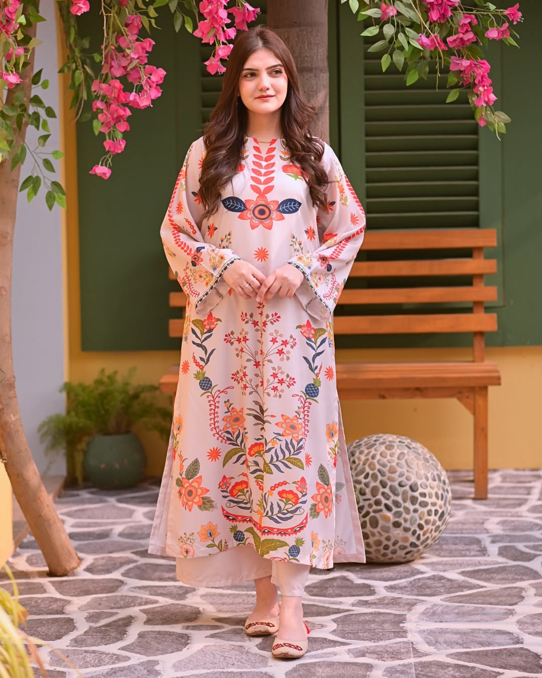 2Piece Printed SF-412 Kaftan Set