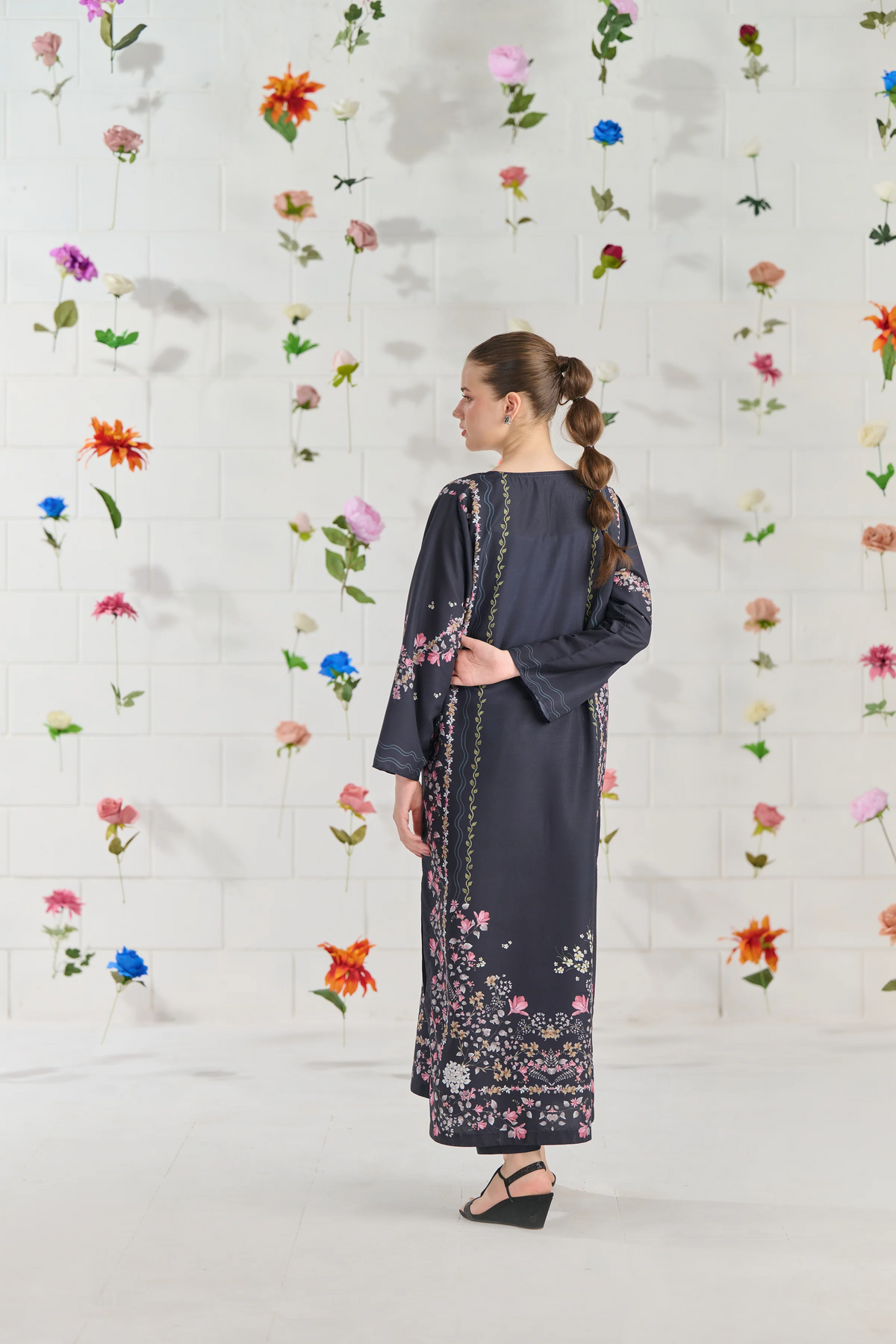 SF - 399  Orchid Premium Printed 3 Pc Stitched Suit